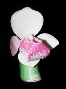 Showy Ladys Slipper orchid-gami
