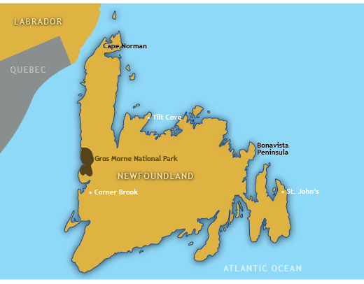 Map Of Bonavista Peninsula Featured – Newfoundland Come-From-Away -